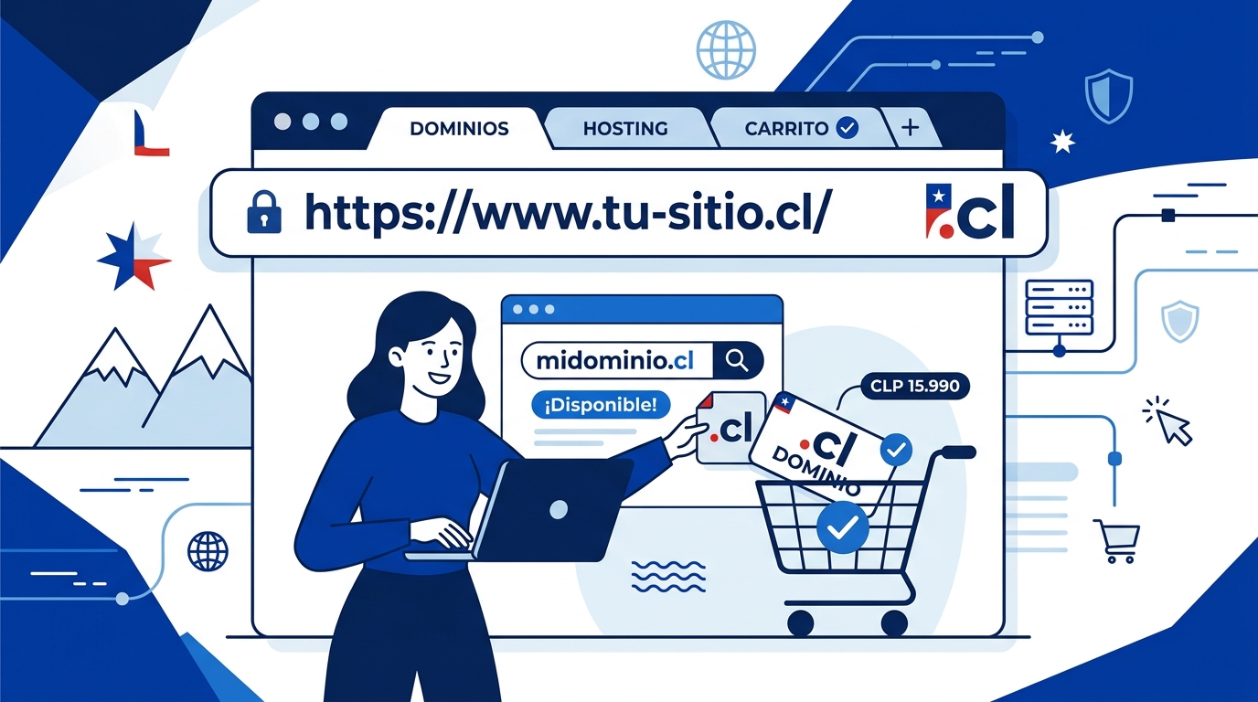 Comprar dominio .cl en Chile: cómo registrarlo y dejarlo listo para web y correo