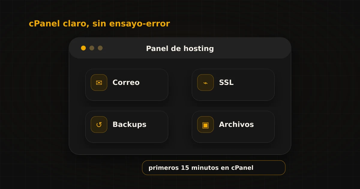 cPanel en español: tutorial básico para tu hosting
