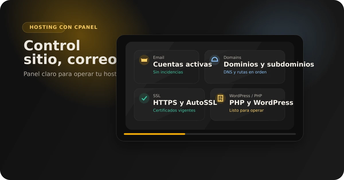 Hosting con cPanel en Chile: que es, que puedes administrar y como elegirlo